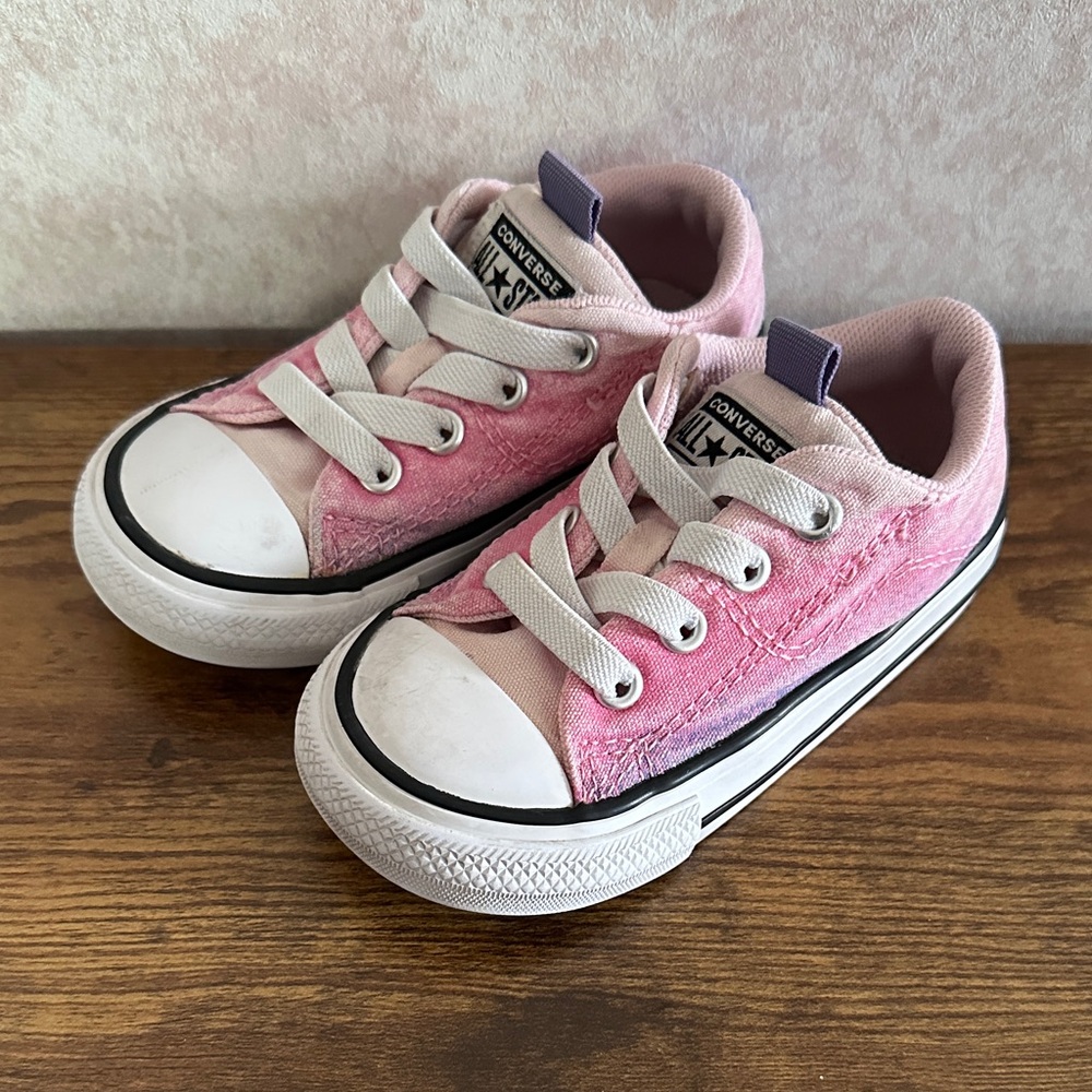 Converse Kids Pink Canvas Sneakers